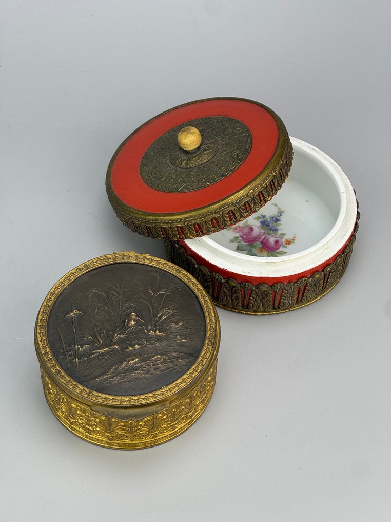 盒 (2) - 瓷器, 金屬 #1.0