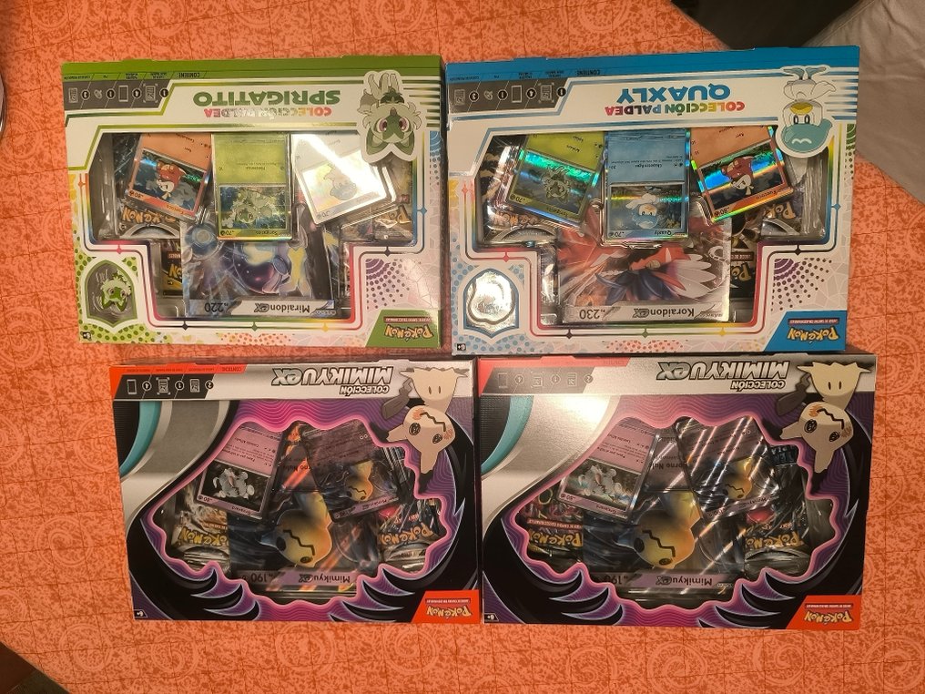 4 Box - Colección Mimikyu ex and paldea friends collection boxes #1.0
