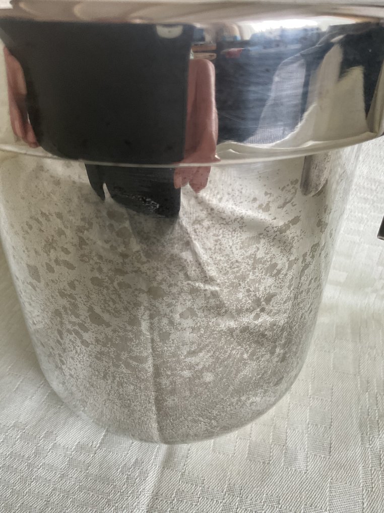 Argenté - Jääkulho -  Jääkaappiin irrotettavilla kahvoilla. - Hopeoitu #4.3