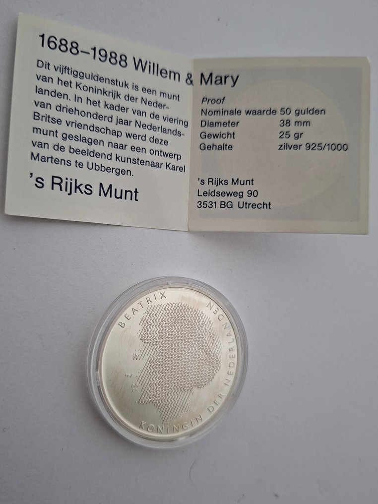 Netherlands. 50 Gulden 1988 (No reserve price) #2.1