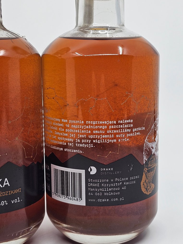 Drake - half bottles Cinnamon & Honey  - 50cl - 3 bottiglie #2.1