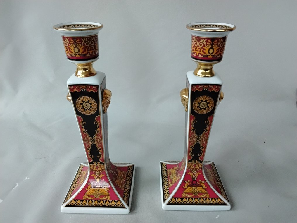 Rosenthal - Versace - 燭台 美杜莎 (2) - 瓷器 #1.0