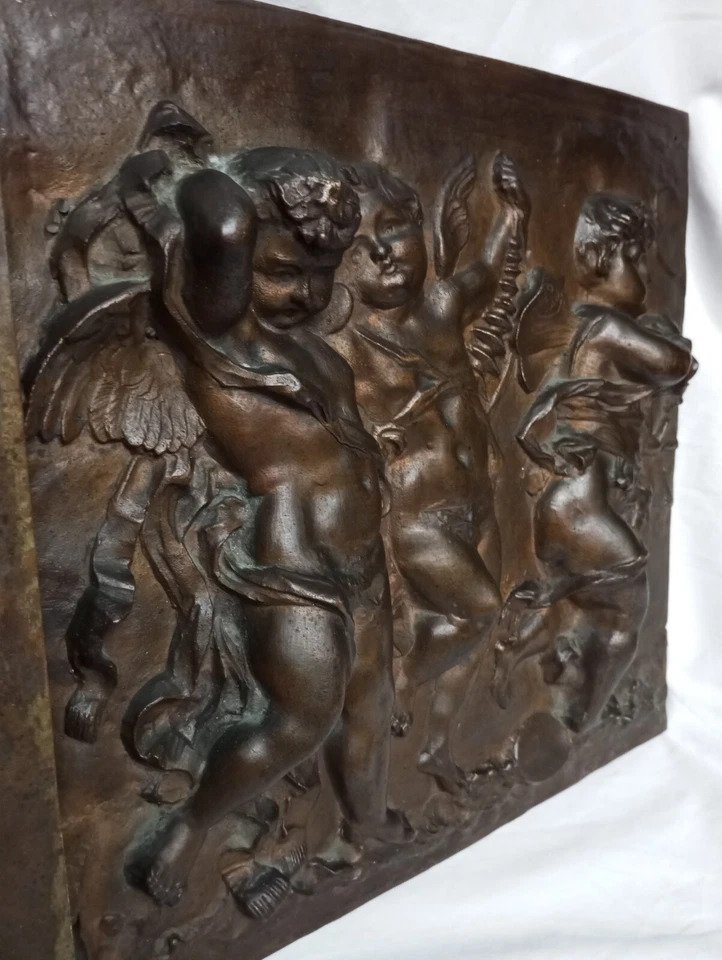 Rilievo, Putti - 34 cm - Bronzo #3.2