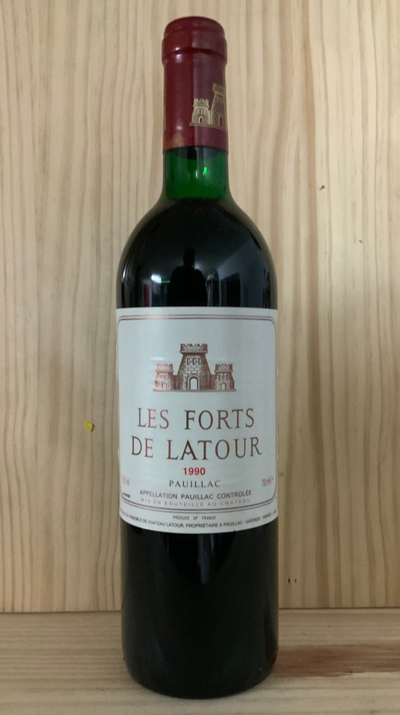 1990 Les Forts de Latour, 2nd wine of Ch. Latour - Μπορντό, Pauillac - 1 Φιάλη (0,73 L) #1.0