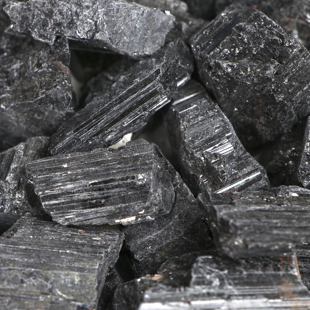 New! - Black Tourmaline - Terminated/Rough Crystals - XXL Wholesale Lot- 1 kg #2.1