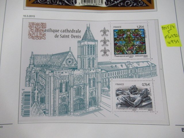 Frankreich 2015 - Wunderschöne Sammlung in einem Davo-Album. #3.2