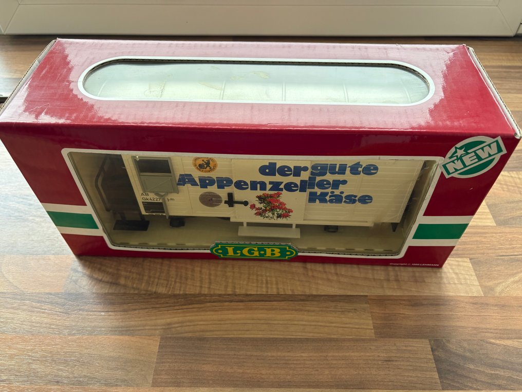 LGB G - 4328 - Carrozza merci di modellini di treni (1) - Vagone merci chiuso 'Appenzeller Käse' #1.0