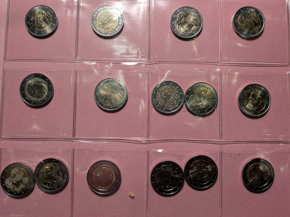 Europe. 2 Euro 2010/2012 (15 stuks) (No reserve price) #2.1