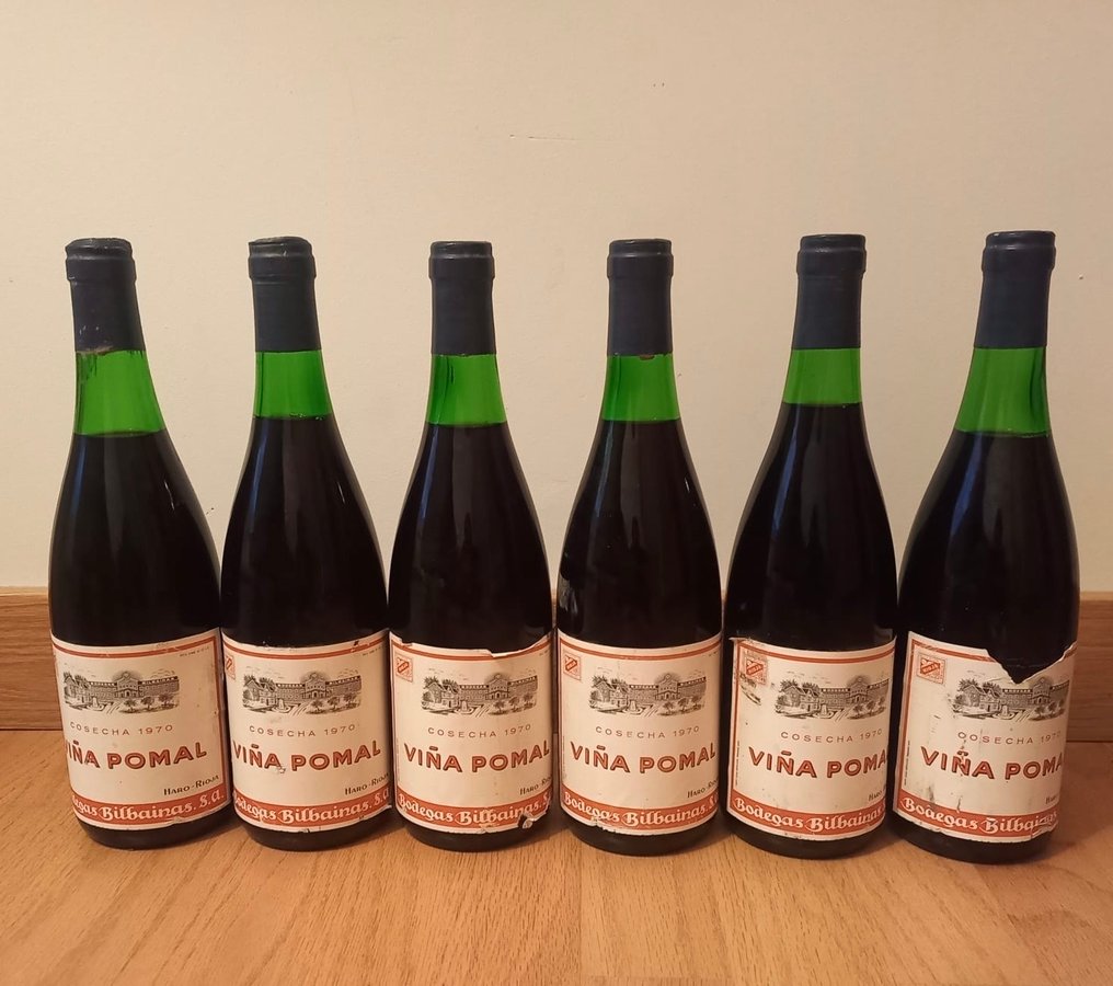 1970 Bodegas Bilbaínas, Viña Pomal - 里奥哈 Crianza - 6 Bottles (0.75L) #1.0