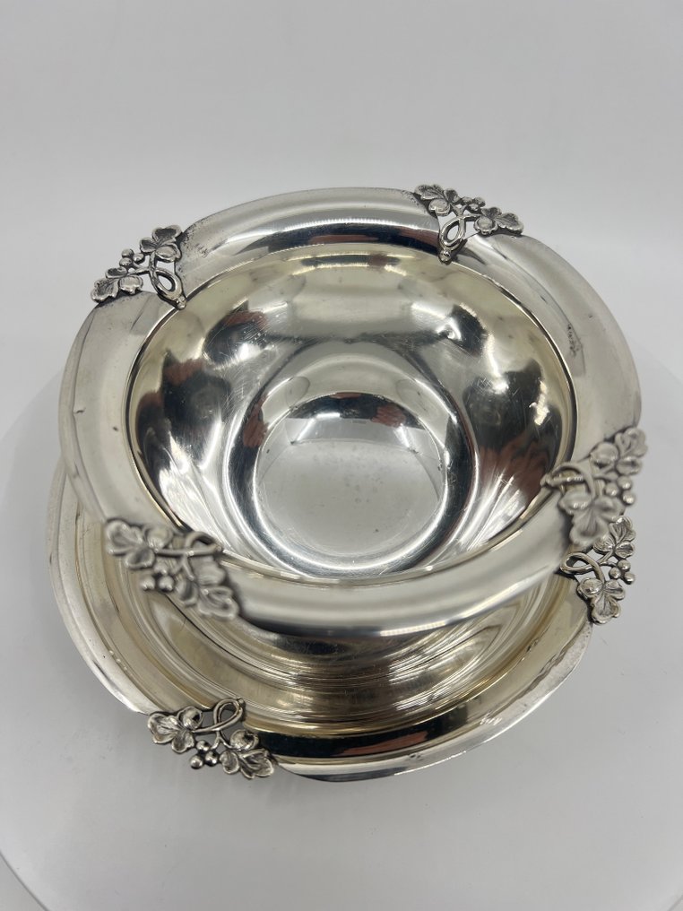 Fisher - Διακοσμητικό (2) - Alexandria - .925 silver - Μπολ και πιατέλα #2.1