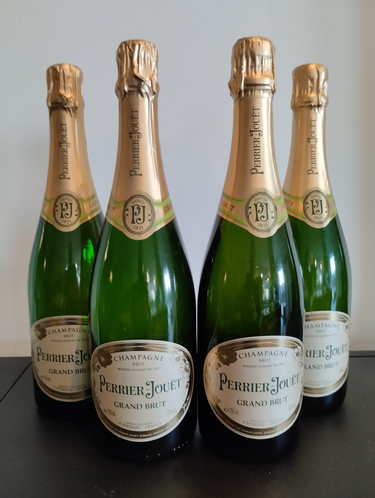 Perrier-Jouët, Grand Brut - Champagne Brut - 4 Flasker  (0,75 l) #1.0