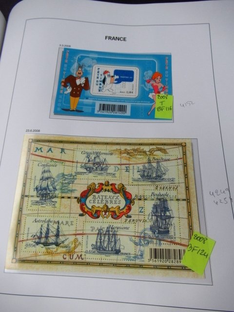 Frankreich 2008/2009 - Wunderschöne Sammlung in einem Davo-Album. #3.2