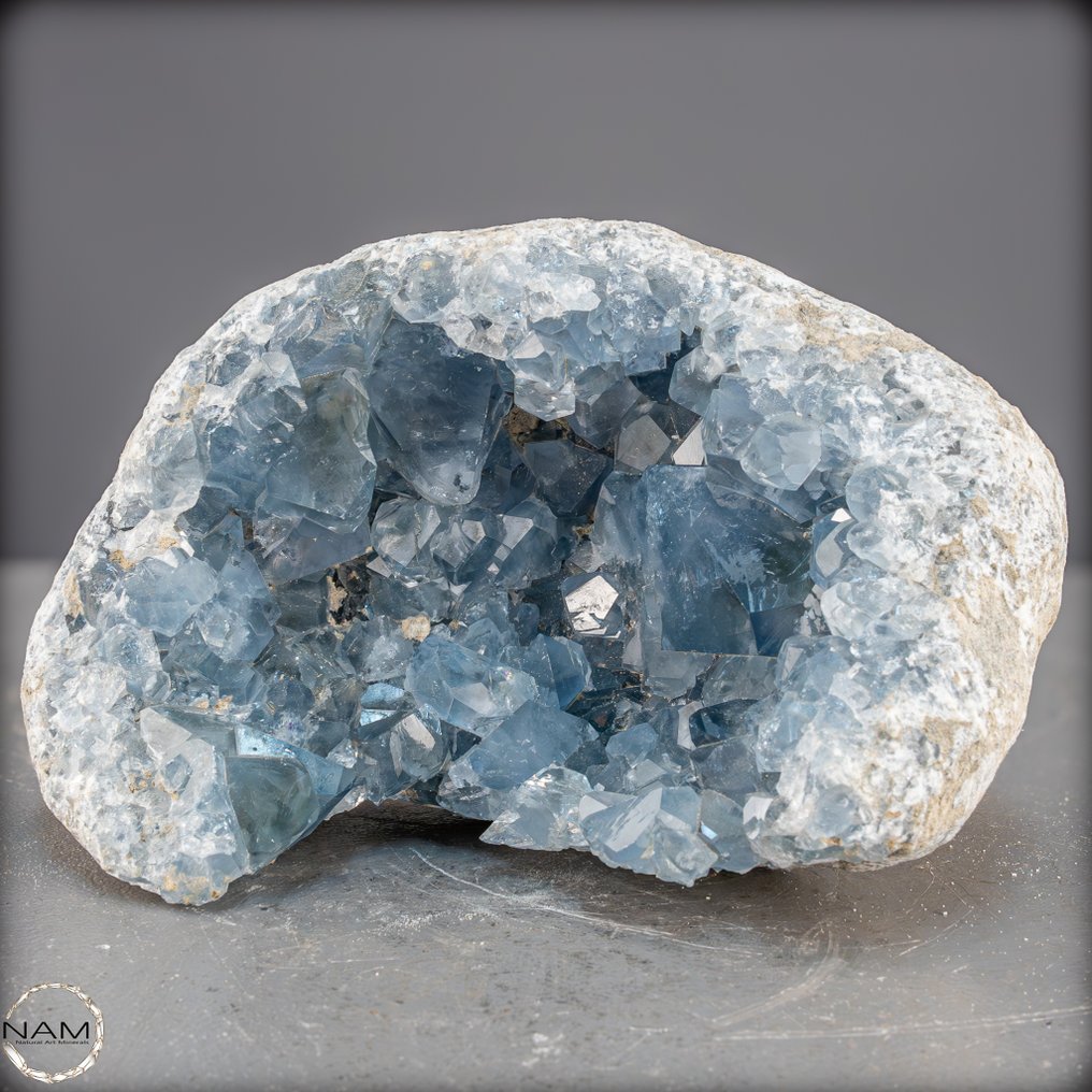 Druse di celestite naturali provenienti dal Madagascar – Bellezza celestiale in forma di cristallo- 3003.12 g #2.1