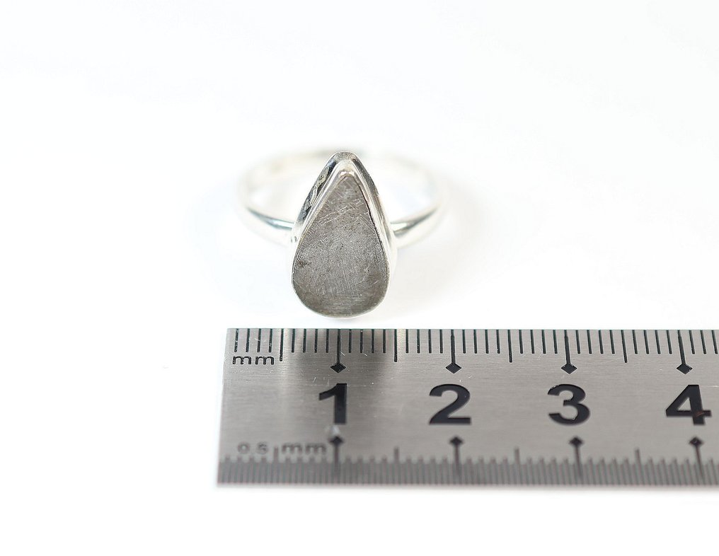 Meteorito Muonionalusta Anillo de meteorito de hierro / nuevo - 3.3 g - (1) #4.3