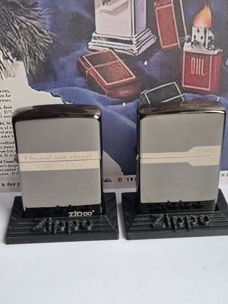 Zippo - Senza prezzo di riserva - Accendino - Acciaio (inossidabile) - (2) #4.3
