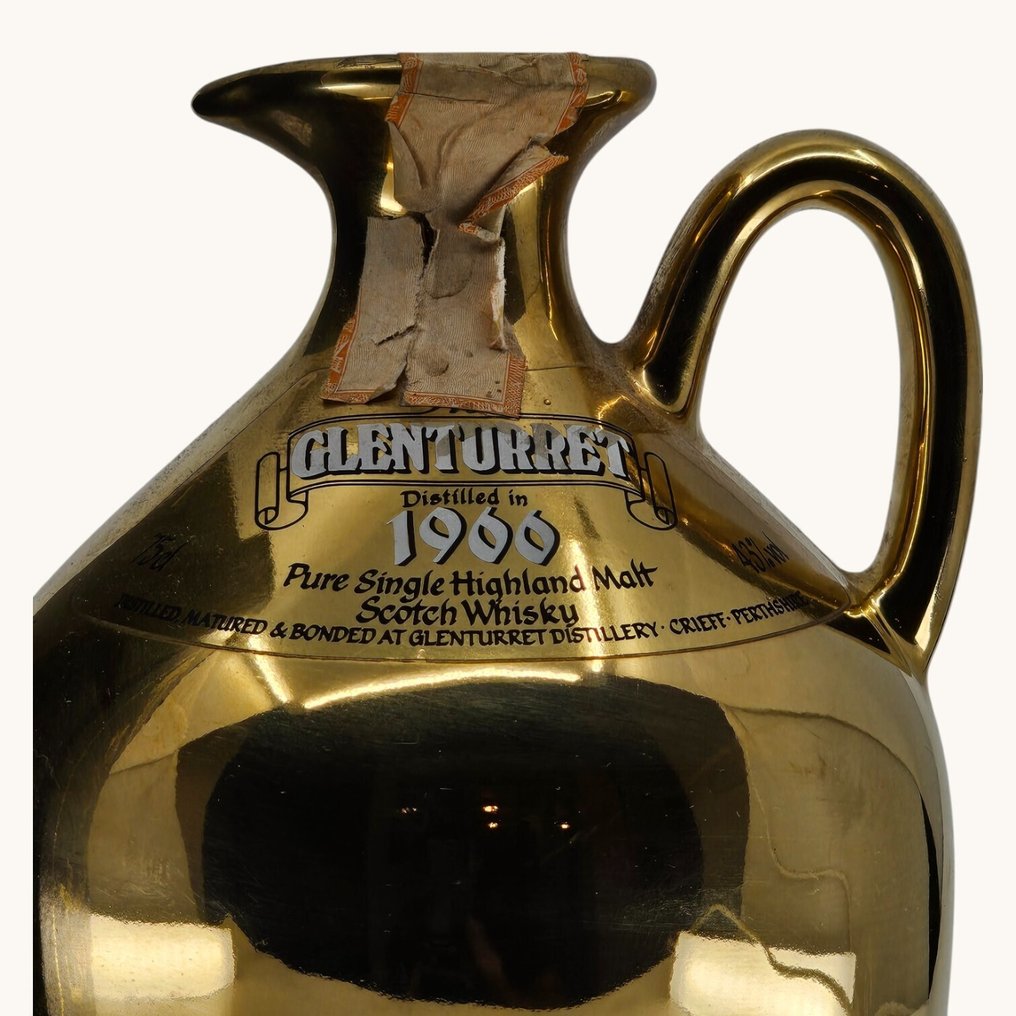 Glenturret 1966 21 years old Gold Flagon  - b. 1987  - 70cl #4.3