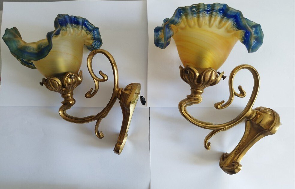 Verrerie de Vianne - Vianne - Wall sconce (2) - pâte de verre #2.1