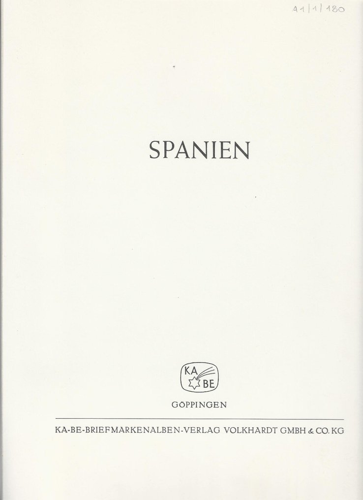 Ισπανία 1850/1953 - Άλμπουμ KABE - Album KABE #2.1