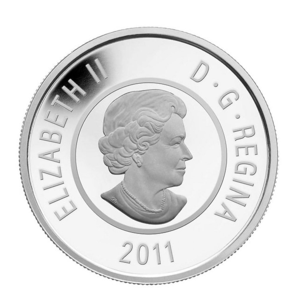 Καναδάς. 5 Dollars 2012 Full Wolf Moon Niob #1.0