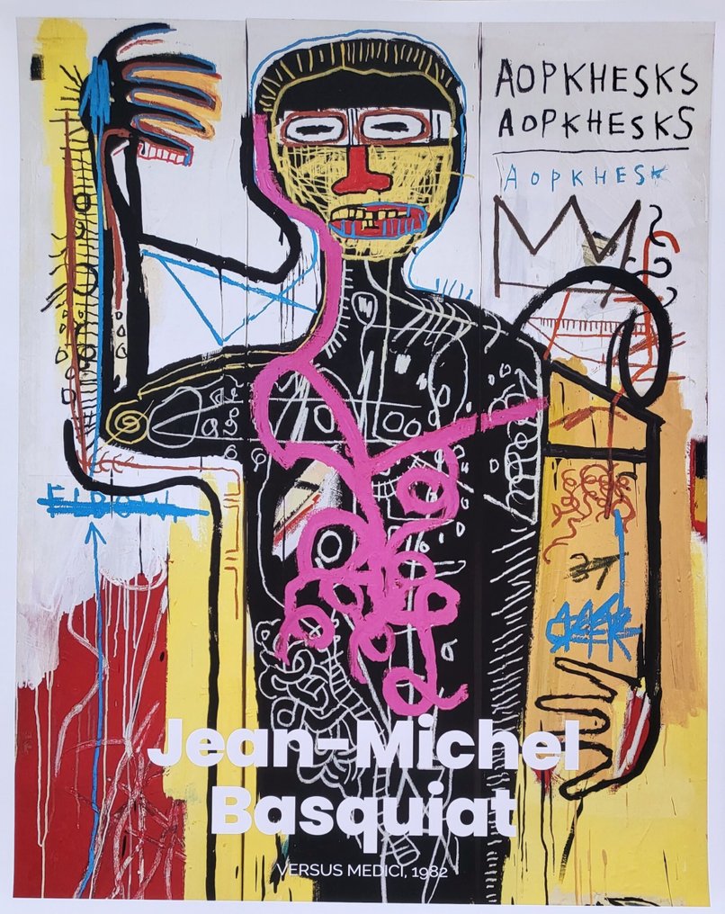 Jean-Michel Basquiat - Versus Medici - Lata 80. #1.0