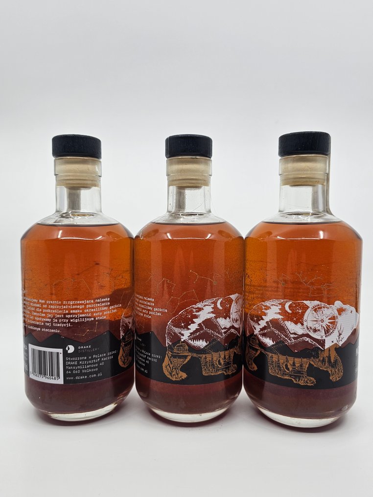 Drake - half bottles Cinnamon & Honey  - 50cl - 3 bottiglie #3.2