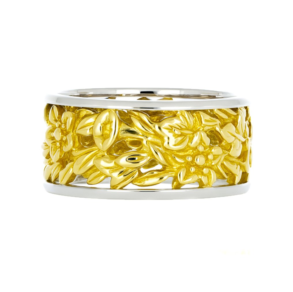 Ring - 18 karaat Geel goud, Witgoud #4.3