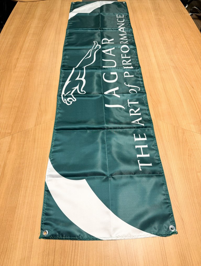 Flag - Jaguar - JAGUAR Flag XXL (180x45 cm) – Premium Satin Fabric – The Art of Performance #1.0