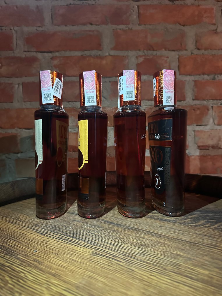 Bolgrad - XO 7yo, V.S.O.P 4yo, V.S 3yo, V.V.S.O.P. 5yo - 0.5 Ltr - 4 bottles #2.1