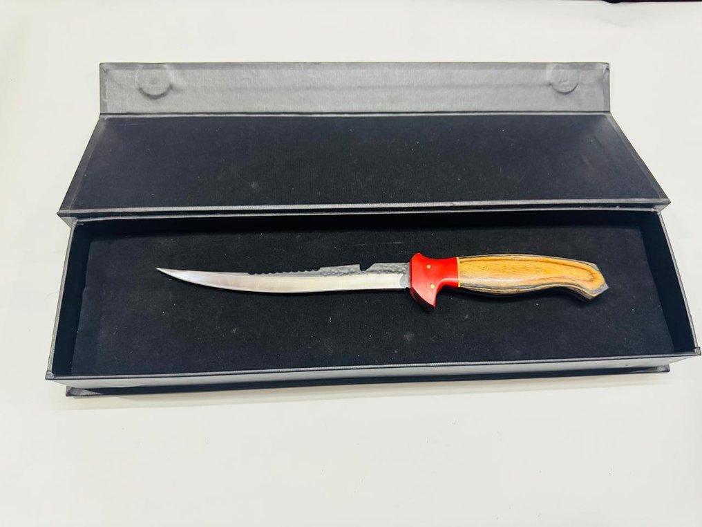 厨刀 - 鱼片刀 -  日本鱼片刀（061） - 少钢环氧树脂与盒子 - 日本 - 日本鱼片刀 #1.0