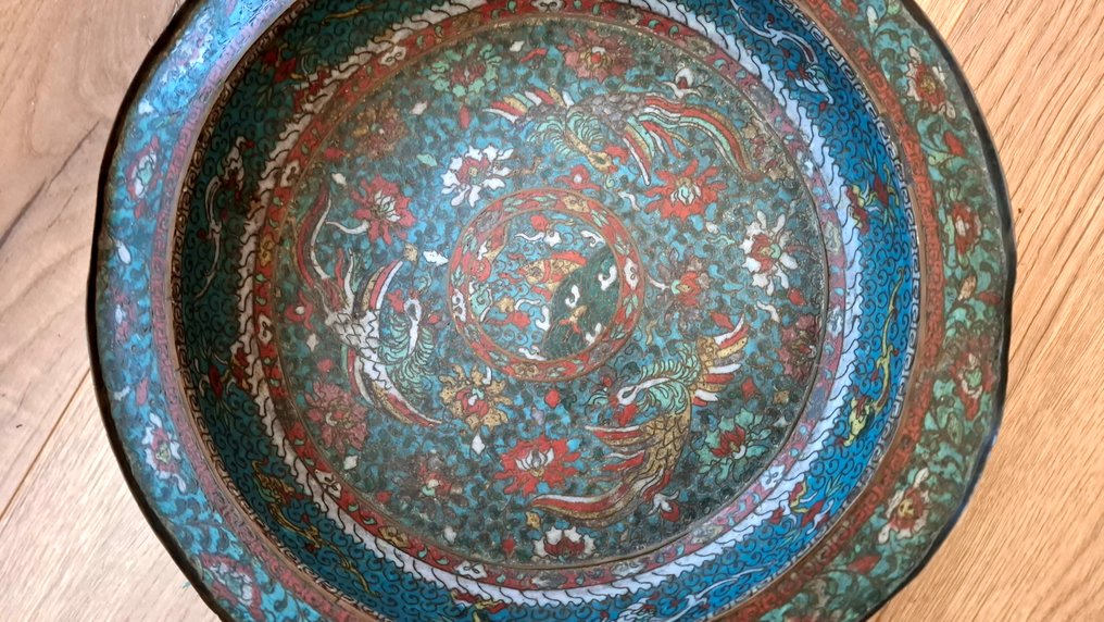 Πιατέλα - Χαλκός, Κεραμικό - Κινεζική σκαλιστή σκάλα #4.3