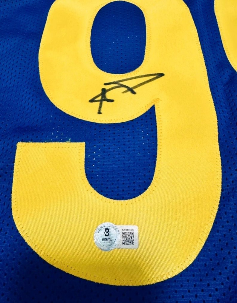 Los Angeles Rams - NFL - Aaron Donald - Signed custom jersey / frame / Beckett #4.3