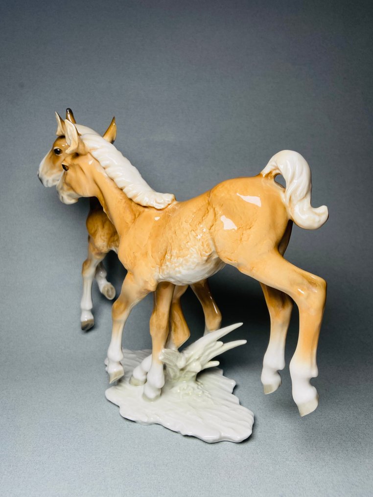 Hutschenreuther, G. Granget - Beeldje - Foals - Porselein #3.2