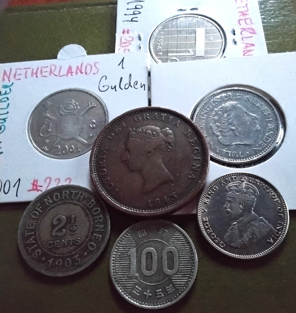 世界. 維多利亞. Lot of 10 coins  (沒有保留價) #1.0