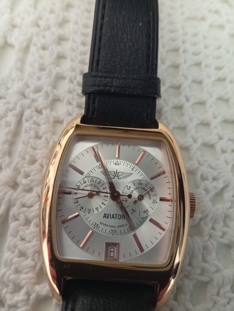 Aviator - Day-Date - No reserve price - 990/999 - Unisex - 1980-1989  #2.1