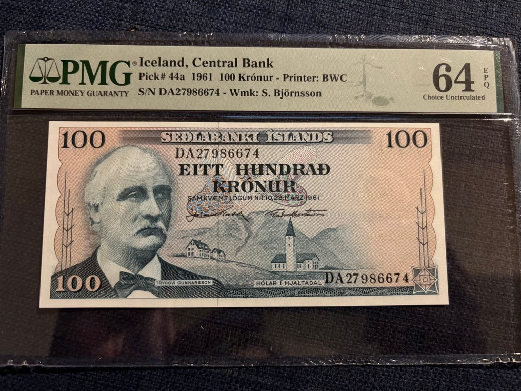 冰島. - 100 Krónur - 1961 - Pick 44a  (沒有保留價) #1.0