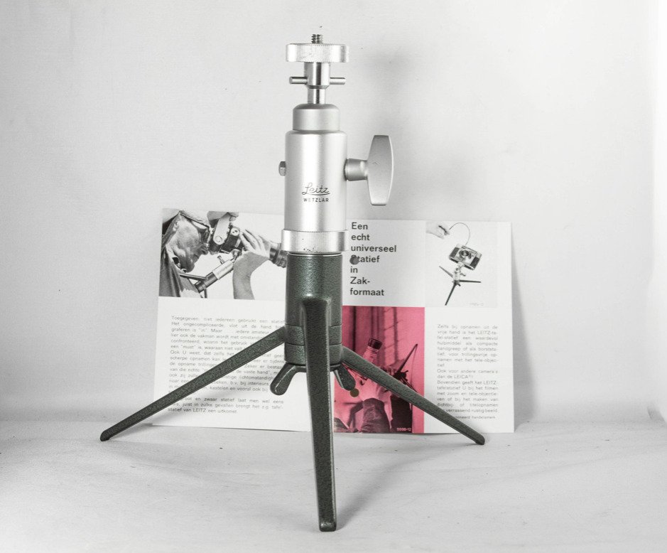 Leica Tabletop Tripod (model #14100, also known as TOOUG) and a matching Leica ball head (model #14110) Tripod #3.2