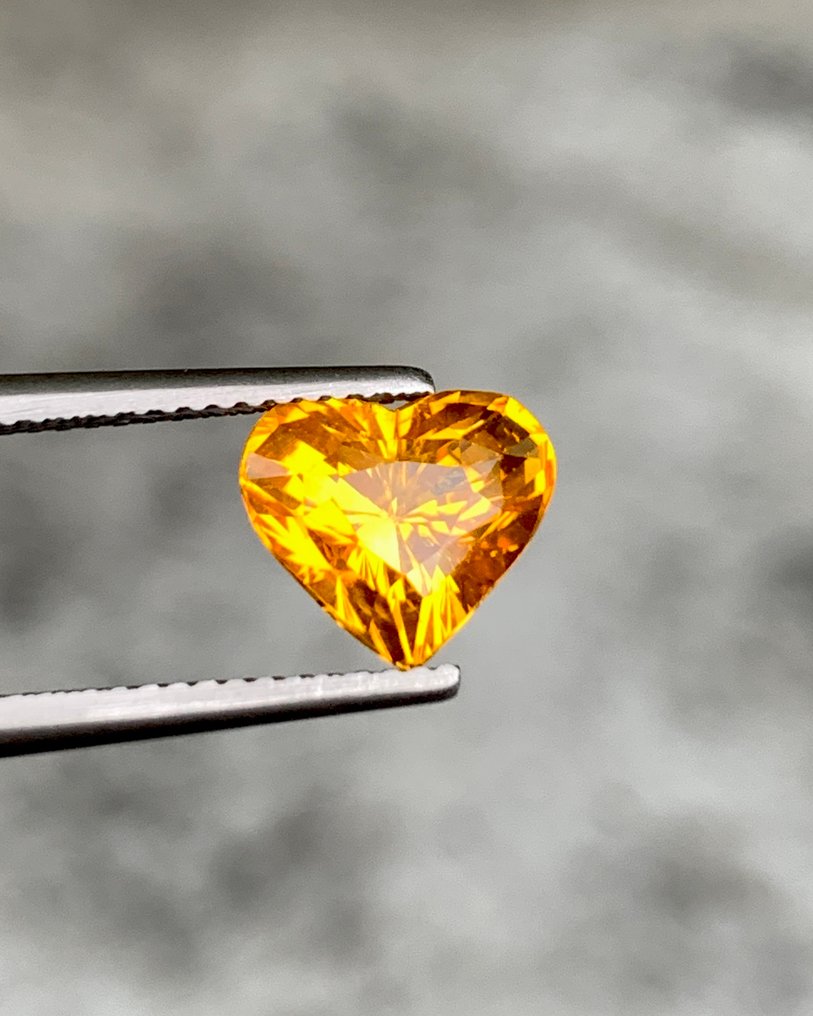 1 pcs Κίτρινο, Πορτοκαλί Ζαφείρι - 3.61 ct - Εργαστήριο Guild Gem - Χρυσό Κίτρινο Ζαφείρι 3 #1.0