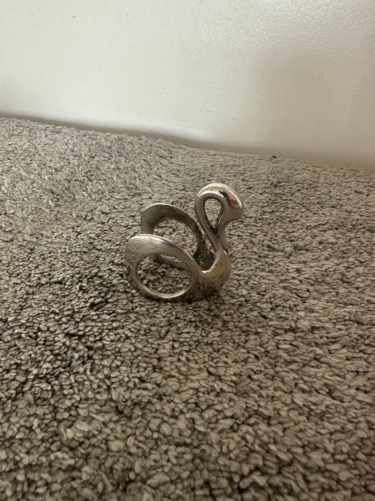 Portatovagliolo (12)  - Placcato argento - anelli portatovaglioli #4.3