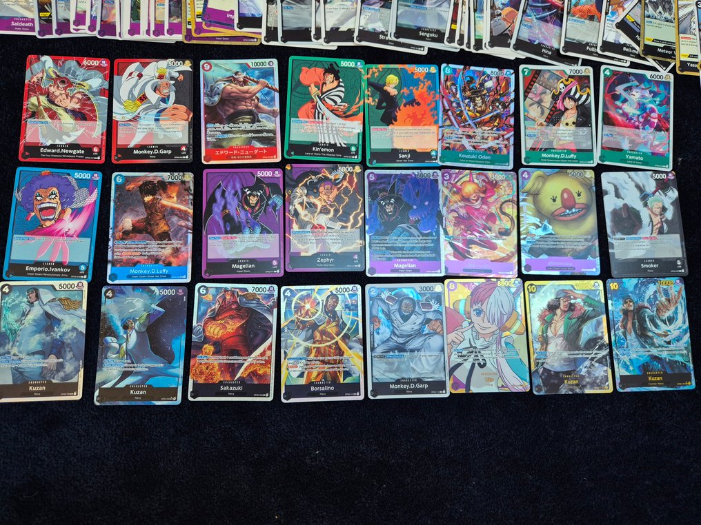 万代 - 120 批量卡牌 - One Piece 压膜, 平行卡, 限量版, 促销卡 #1.0