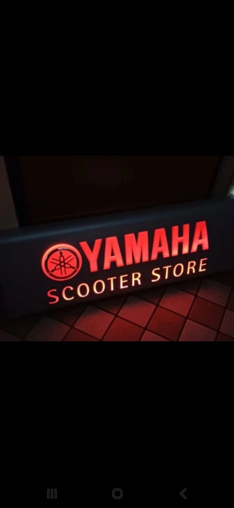 Yamaha - YAMAHA κατάστημα σκούτερ - Φωτεινό κουτί - Αλουμίνιο, πλαστική #1.0