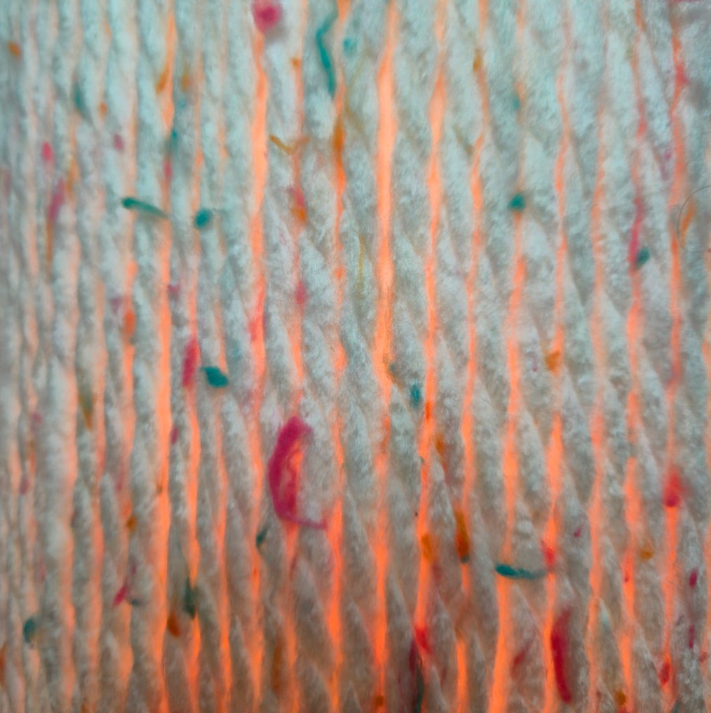 Bordlampe - Rotanlampe med særlig lampeskærm - 50 cm - Rotting, ulv #4.3