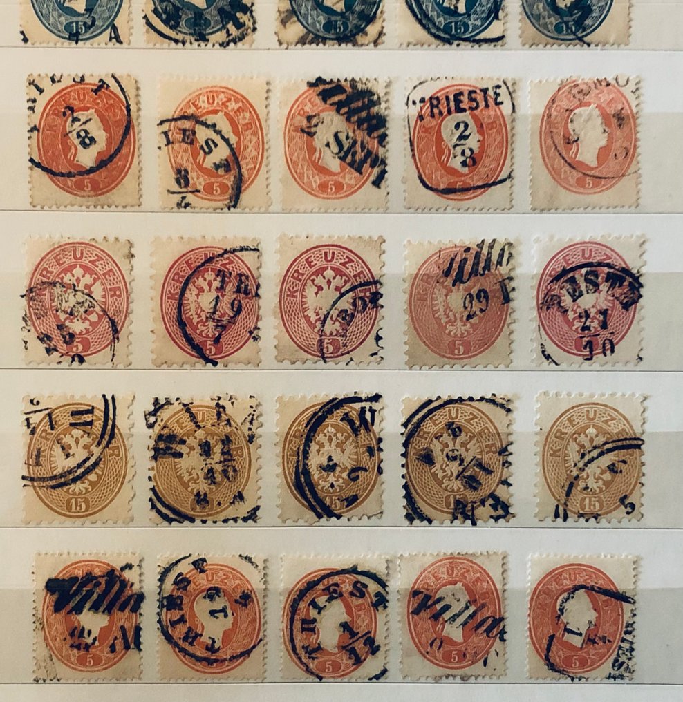 Αυστρία 1850/1867 - Αυστρία 1850/1867 μετοχές 40 γραμματόσημα χρησιμοποιημένα υψηλός κατάλογος. #2.1