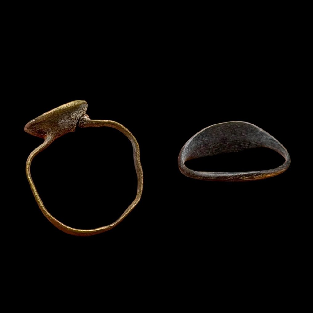 中世紀前期 青銅色 戒指  (沒有保留價) #2.1