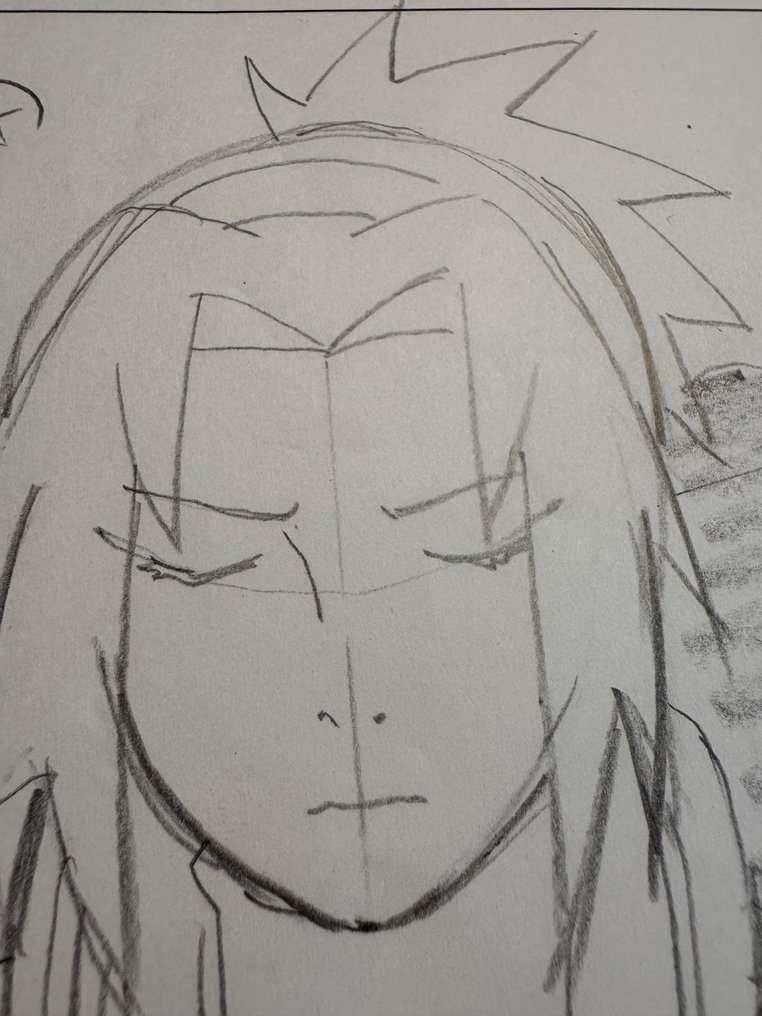 Original Animation Drawing of Sakura Haruno on Studio Pierrot drawing paper - 1 Original preliminary drawing - Naruto #1.0
