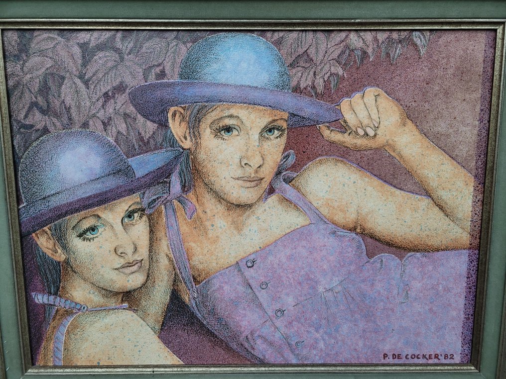 Paul De Cocker (1931-) - Femmes en rose #3.2