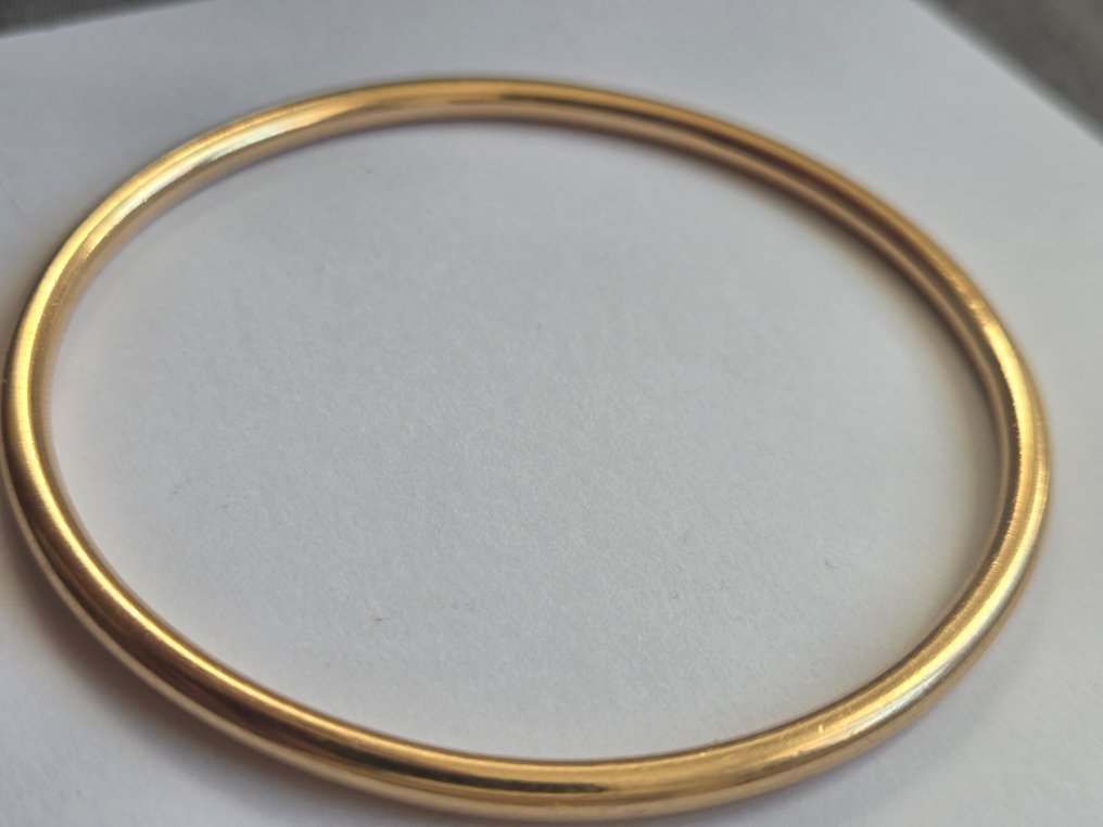 Βραχιόλι - 18 καράτια Κίτρινο χρυσό - 6,5 cm διαμέτρου. #2.1