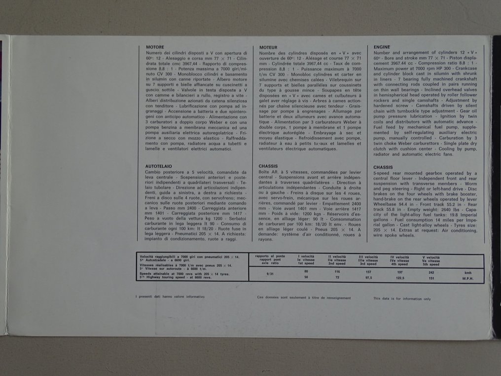Brochure - Ferrari - 330 GTS - N. 14/66 - 1966 #4.3
