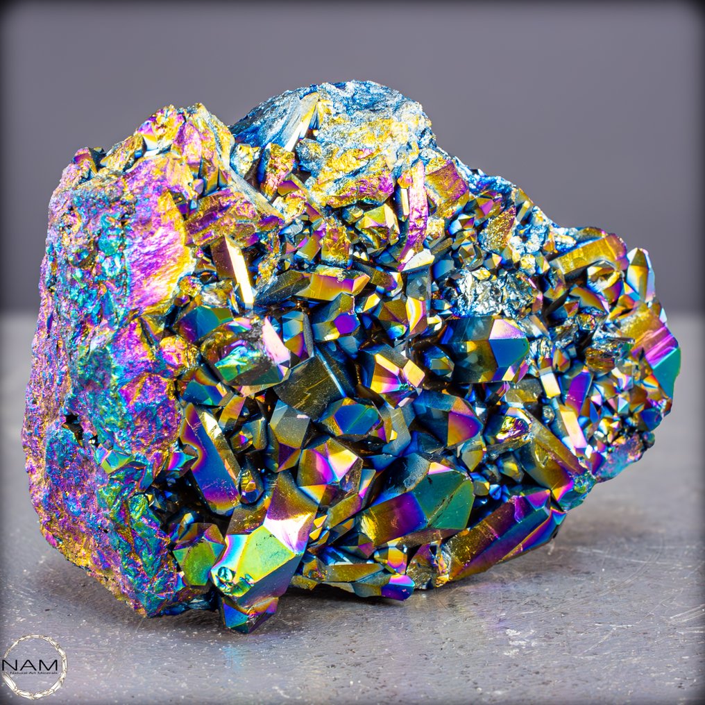 稀有而美丽的Aura紫水晶 晶洞- 614.55 g #1.0