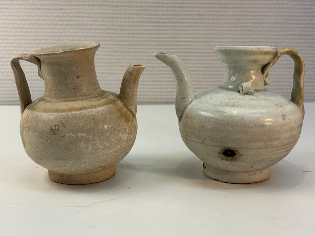 茶壺 (2) - 2个茶壶 中国宋青白瓷 - 瓷器 #1.0