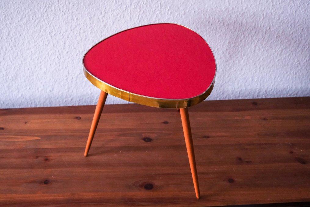 Lampebord - Messing, Træ - blommetræ #1.0